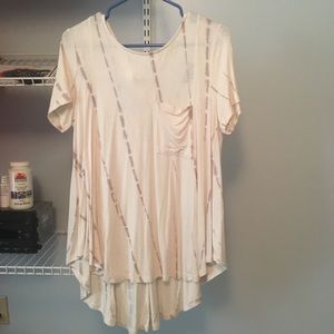 Cross back shirt - NWOT - Small